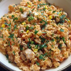 A picture of Chicken Ketchup Rice.