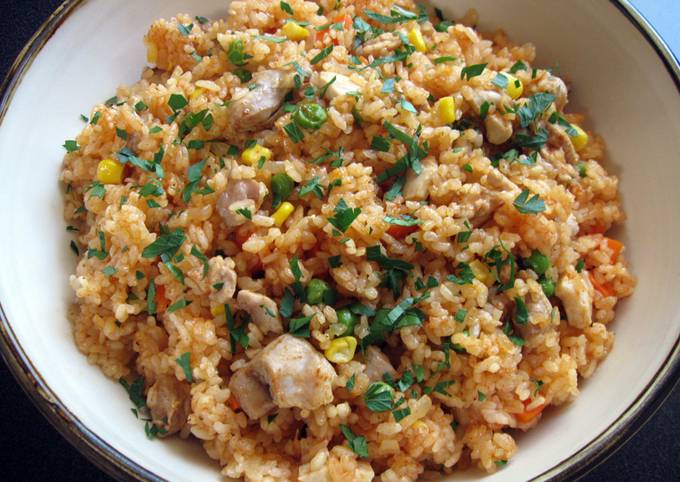 Chicken Ketchup Rice