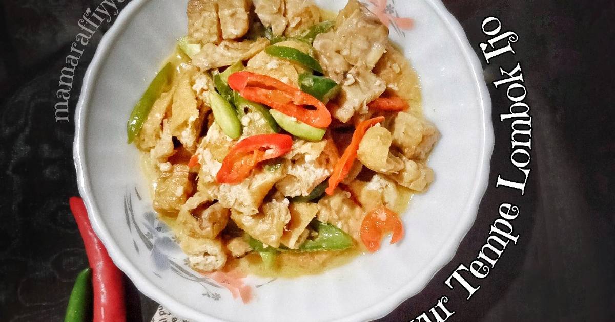 Resep Sayur Tempe Lombok Ijo Oleh Mamaraffiyya Cookpad