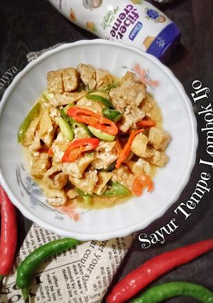 Foto resep Sayur Tempe Lombok Ijo