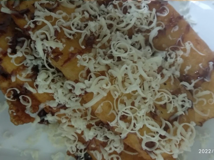 Cara Gampang Menyiapkan Resep Goreng pisang coklat keju yang Lezat Anti Ribet, Lezat