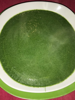 Una foto de Crema de espinacas