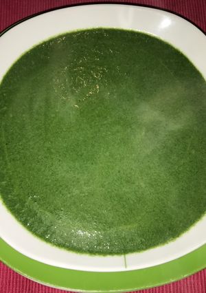 Una foto de Crema de espinacas