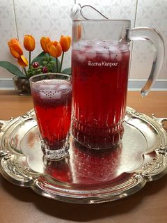 عکسی از دستور شربت چای ترش