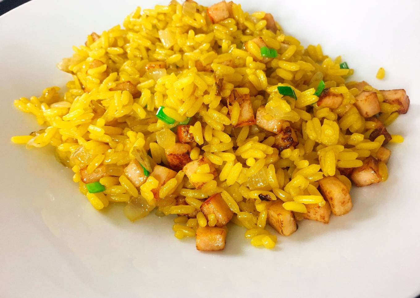 Arroz chino | arroz frito | yellow fried rice