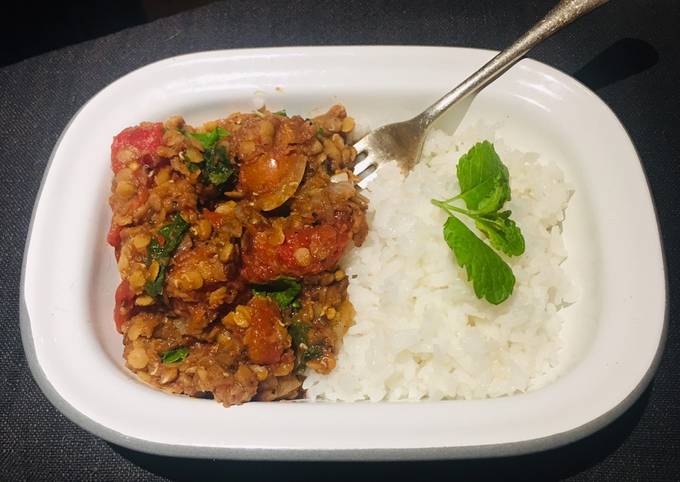 Berbere spiced lentil stew (Misir Wat) 🌱🌍🌶🌳