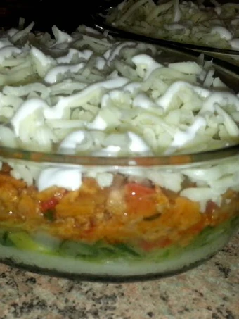 Receta Pastel de verduras con soja texturizada  que Muy delicioso