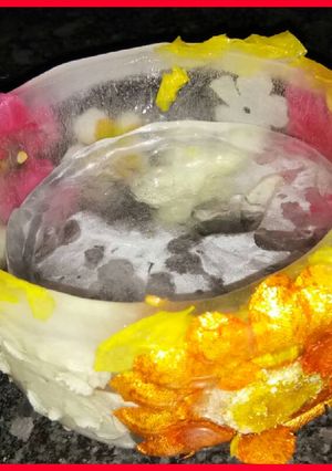 A picture of Flower ice bowl.
