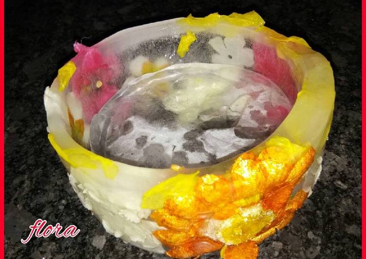 Flower ice bowl