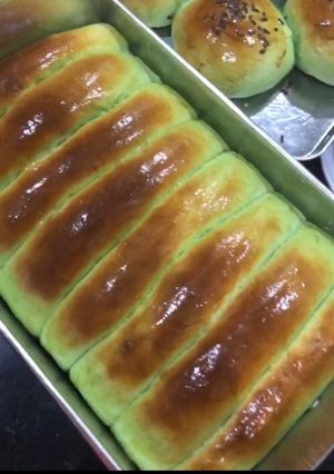 Foto resep Roti sisi pandan