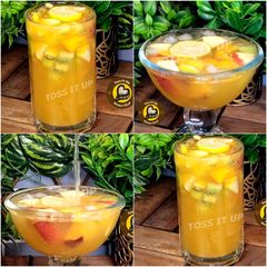 A picture of Spanish Virgin Fruit Sangria Mocktail Non Alcoholic.