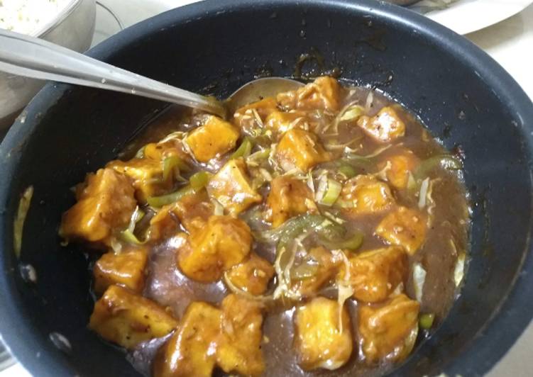 Step-by-Step Guide to Prepare Quick Tofu chilli