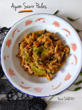 Langkah Mudah untuk Menyiapkan Ayam Suwir Pedas Bahan Sederhana