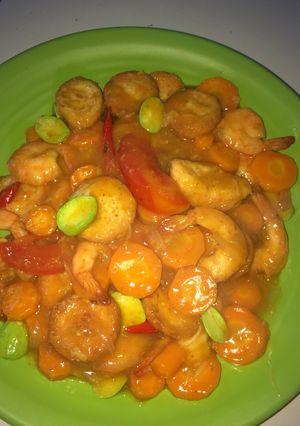 Foto resep Sapo tahu udang pete
