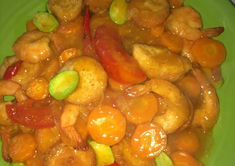 Sapo tahu udang pete