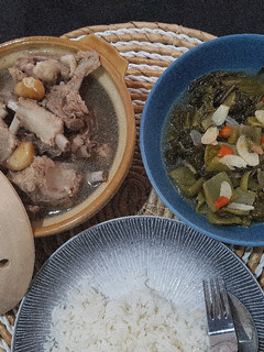 Foto resep Bak Kut Teh dan Tumis Sawi Asin ala Song Fa (mengandung BABI)