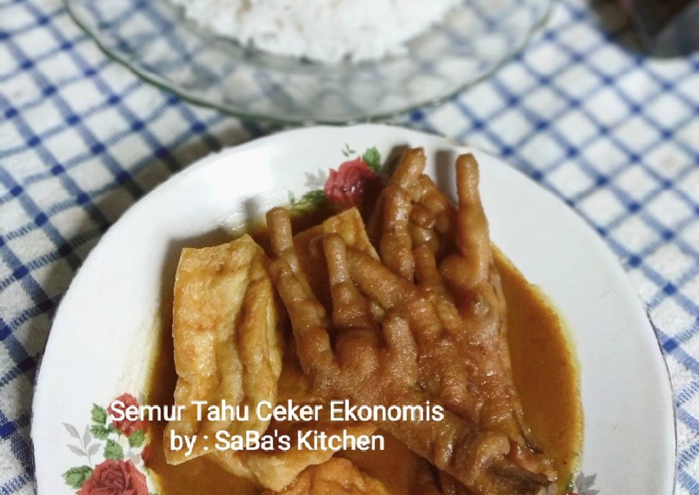 38. Semur Tahu Ceker Ekonomis