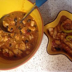 My Hot Chilli chicken & Tomato Hot but tasty 😋 A picture of My Hot Chilli chicken & Tomato Hot but tasty 😋.