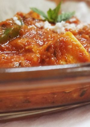 A picture of Paneer Pasanda.