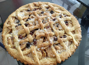Una foto de Kuchen de manzana