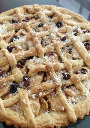 Una foto de Kuchen de manzana