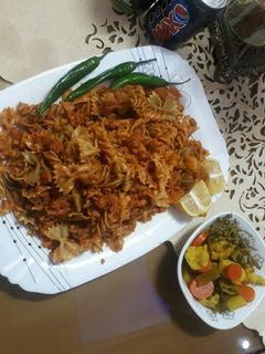 عکسی از دستور ماکارونی فرمی (شکلی)