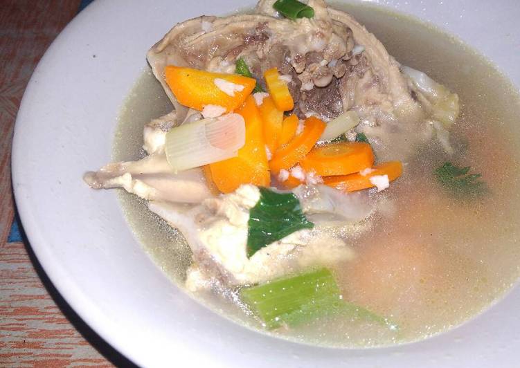Cara Gampang Membuat Sup tetelan ayam yang Menggugah Selera
