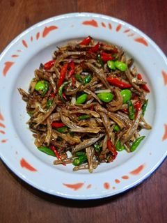 Foto resep Oseng Teri Pete