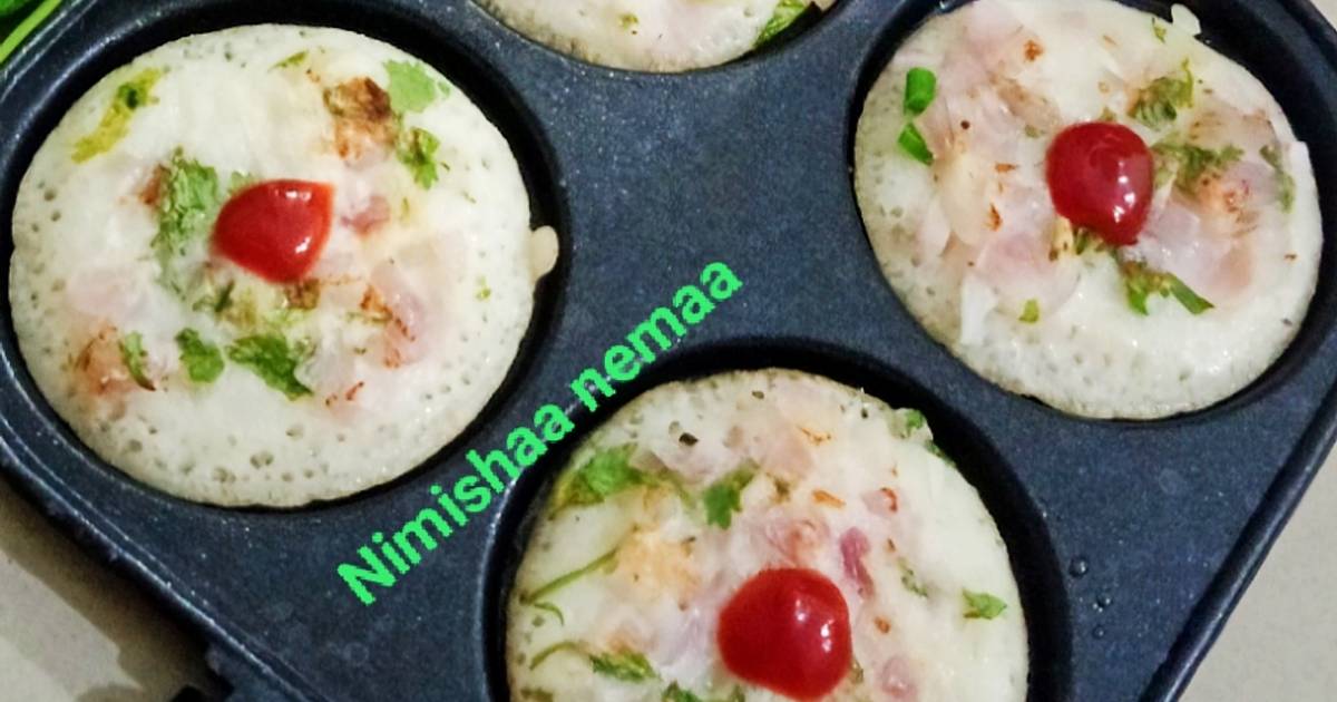 मिनी अनियन उत्तपम (mini onion uttapam recipe in Hindi) रेसिपी बनाने की