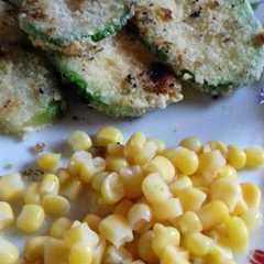 Una foto de Milanesas de zapallitos
