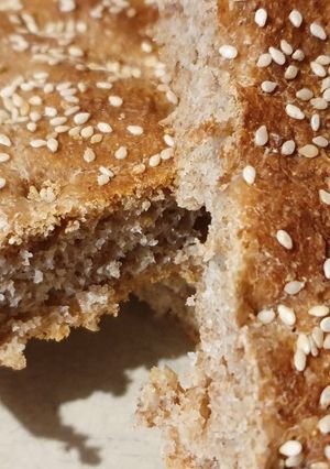 Φωτογραφία της συνταγής Λαγάνα με αλεύρι ολικής τραγανή απέξω αφρατη μεσα