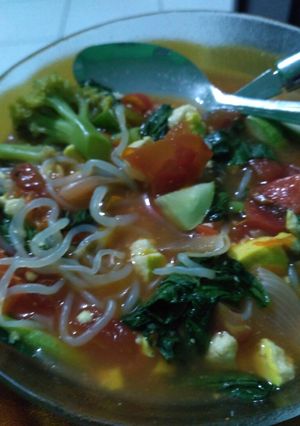 Foto resep Mie shirataki nyemek diet