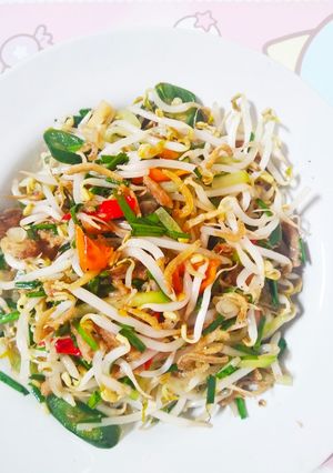 Foto resep Cah toge labu ikan asin