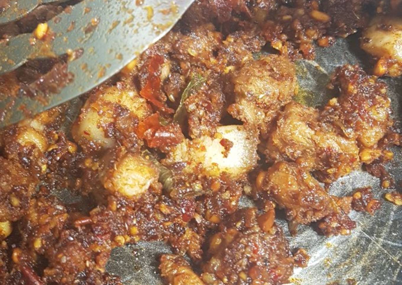 Tongseng kambing saos kacang
