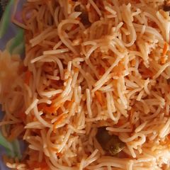 Singaporean rice A picture of Singaporean rice.