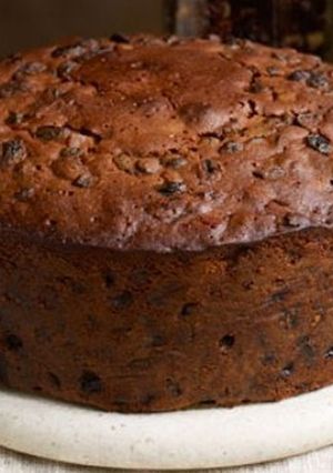 Una foto de Torta con frutos secos encurtidos en ron