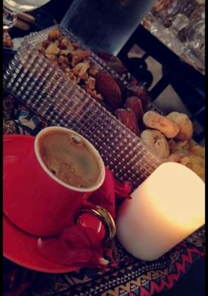 صورة لوصفة قهوتي المسائية 🤗⁦❤️⁩