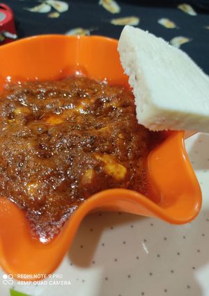 A picture of Spicy shahi paneer.