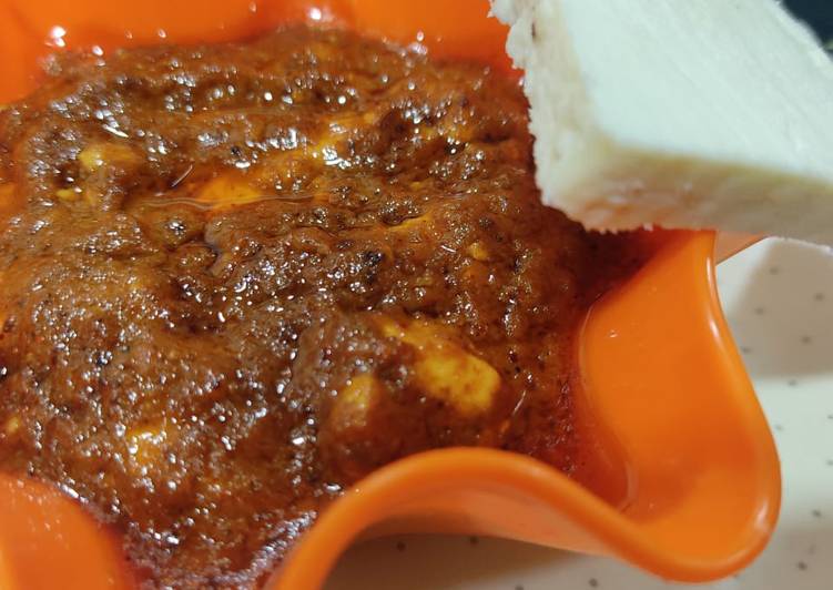 Spicy shahi paneer