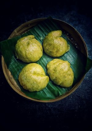 Foto resep Spinach Steamed Bun/ Mantau Bayam