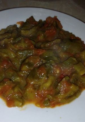 صورة لوصفة شكشوكة حارة و بنينة