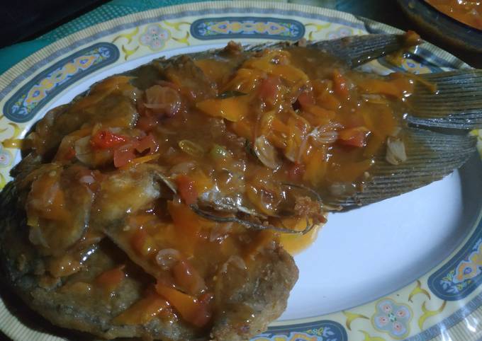 Resep: Gurame Crispy Asam Manis Irit Anti Gagal