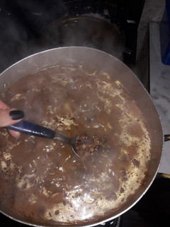 Una foto de Guiso de lentejas vegetariano