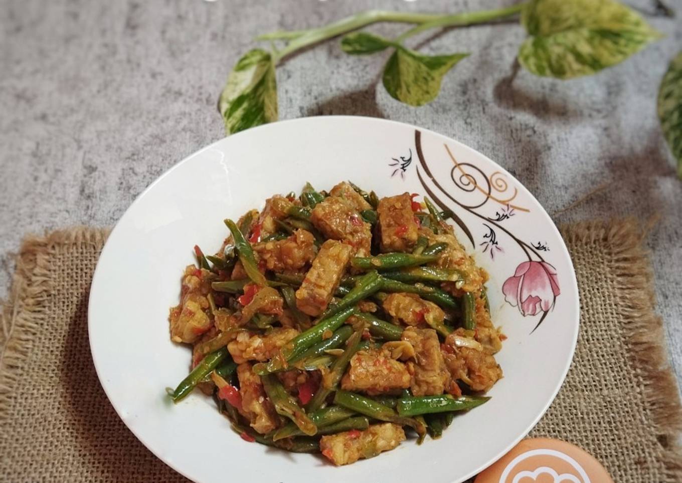 Tumis Tempe Kacang Panjang
