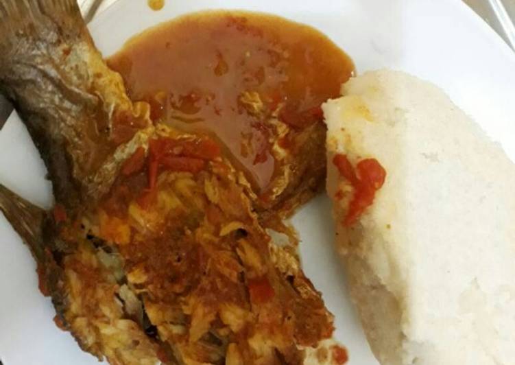 How to Make Speedy Fish curry served with Ugali