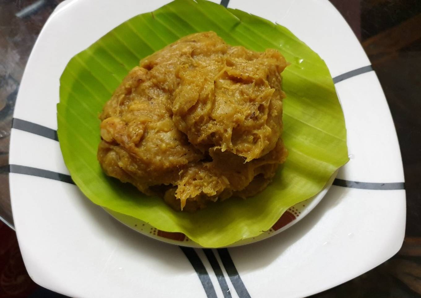 Chakka Puzhukku (Jackfruit steamed with spices)