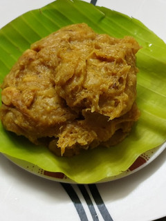 A picture of Chakka Puzhukku (Jackfruit steamed with spices).