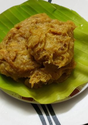 A picture of Chakka Puzhukku (Jackfruit steamed with spices).