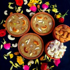 A picture of Foxtail millet kheer/payasam.