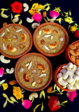 A picture of Foxtail millet kheer/payasam.